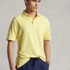 Yellow Men’s Ralph Lauren Classic Fit Cotton-Linen Polo Shirts