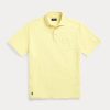 Yellow Men’s Ralph Lauren Classic Fit Cotton-Linen Polo Shirts