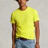 Yellow Men’s Ralph Lauren Custom Slim Fit Crewneck  T Shirts