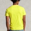 Yellow Men’s Ralph Lauren Custom Slim Fit Crewneck  T Shirts