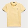 Yellow Men’s Ralph Lauren Custom Slim Fit Mesh Polo Shirts Yellow Men’s Ralph Lauren Custom Slim Fit Mesh Polo Shirts