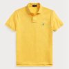 Yellow Men’s Ralph Lauren Custom Slim Fit Mesh Polo Shirts Yellow Men’s Ralph Lauren Custom Slim Fit Mesh Polo Shirts