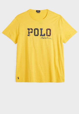 Yellow Men’s Ralph Lauren Logo Crew Neck T Shirts