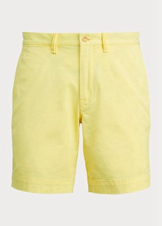 Yellow Men’s Ralph Lauren Stretch Straight Fit Chino  Shorts