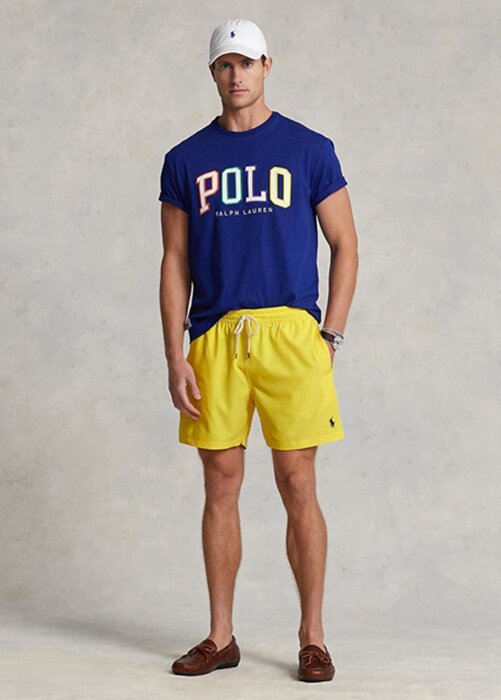 Yellow Men’s Ralph Lauren Traveller Swimming Trunk Shorts Yellow Men’s Ralph Lauren Traveller Swimming Trunk Shorts