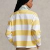 Yellow Women’s Ralph Lauren Striped Cropped Jersey Rugby Shirts Yellow Women’s Ralph Lauren Striped Cropped Jersey Rugby Shirts