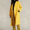 Yellow Women’s Ralph Lauren Double-Faced Wool-Blend Wrap Coats Yellow Women’s Ralph Lauren Double-Faced Wool-Blend Wrap Coats