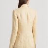 Yellow Women’s Ralph Lauren Herringbone Linen Blazers Yellow Women’s Ralph Lauren Herringbone Linen Blazers