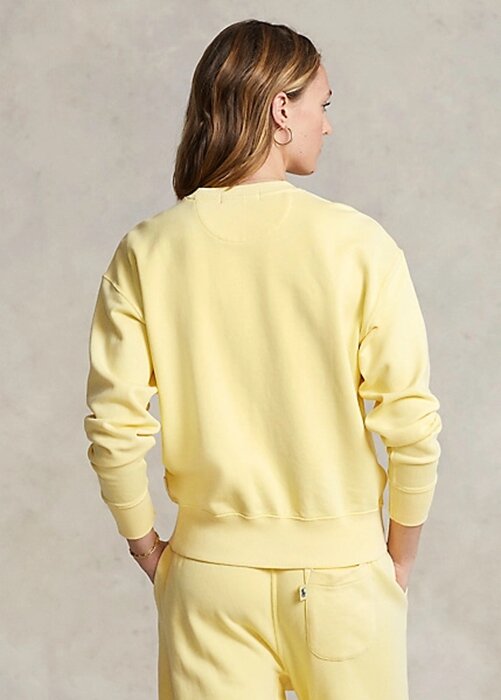 Yellow Women’s Ralph Lauren Organic Cotton Crewneck Sweatshirts Yellow Women’s Ralph Lauren Organic Cotton Crewneck Sweatshirts
