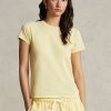 Yellow Women’s Ralph Lauren Organic Cotton Crewneck T Shirts Yellow Women’s Ralph Lauren Organic Cotton Crewneck T Shirts