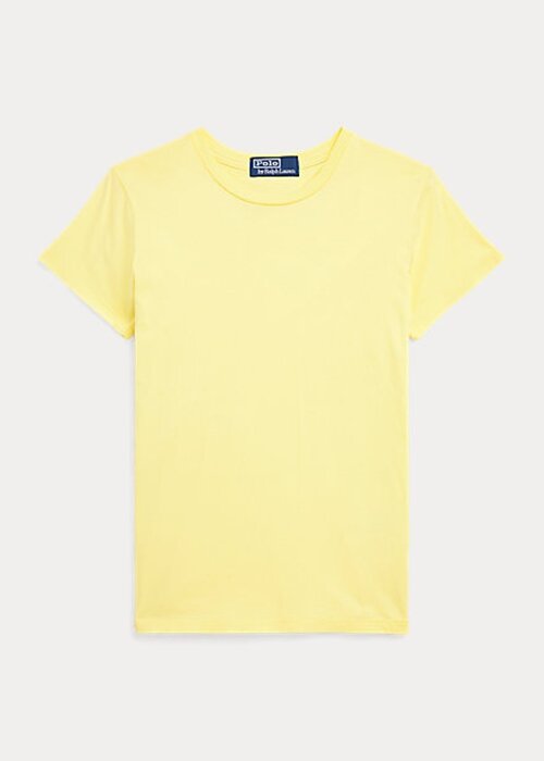 Yellow Women’s Ralph Lauren Organic Cotton Crewneck T Shirts Yellow Women’s Ralph Lauren Organic Cotton Crewneck T Shirts
