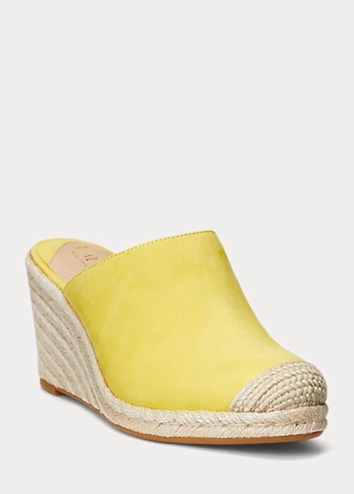 Yellow Women’s Ralph Lauren Pennie Suede Espadrille Yellow Women’s Ralph Lauren Pennie Suede Espadrille
