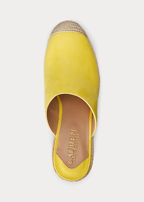 Yellow Women’s Ralph Lauren Pennie Suede Espadrille Yellow Women’s Ralph Lauren Pennie Suede Espadrille