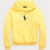 Yellow Women’s Ralph Lauren Shrunken Fit Big Pony Fleece Hoodie Yellow Women’s Ralph Lauren Shrunken Fit Big Pony Fleece Hoodie