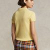 Yellow Women’s Ralph Lauren Slim Fit Cashmere Polo Shirts Yellow Women’s Ralph Lauren Slim Fit Cashmere Polo Shirts