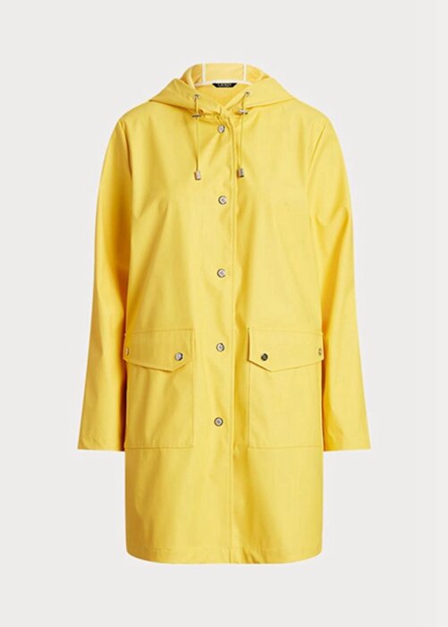 Yellow Women’s Ralph Lauren Waterproof Hooded Raincoat Jackets Yellow Women’s Ralph Lauren Waterproof Hooded Raincoat Jackets